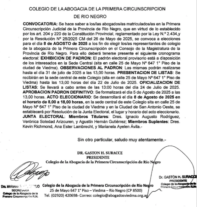 Renovación de autoridades Consejo de la Magistratura