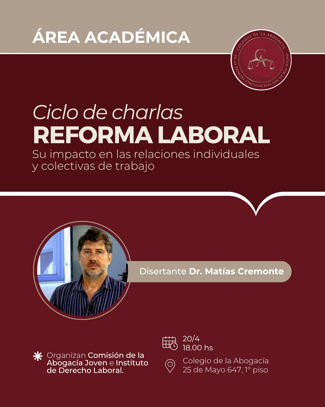Ciclo de charlas Reforma Laboral